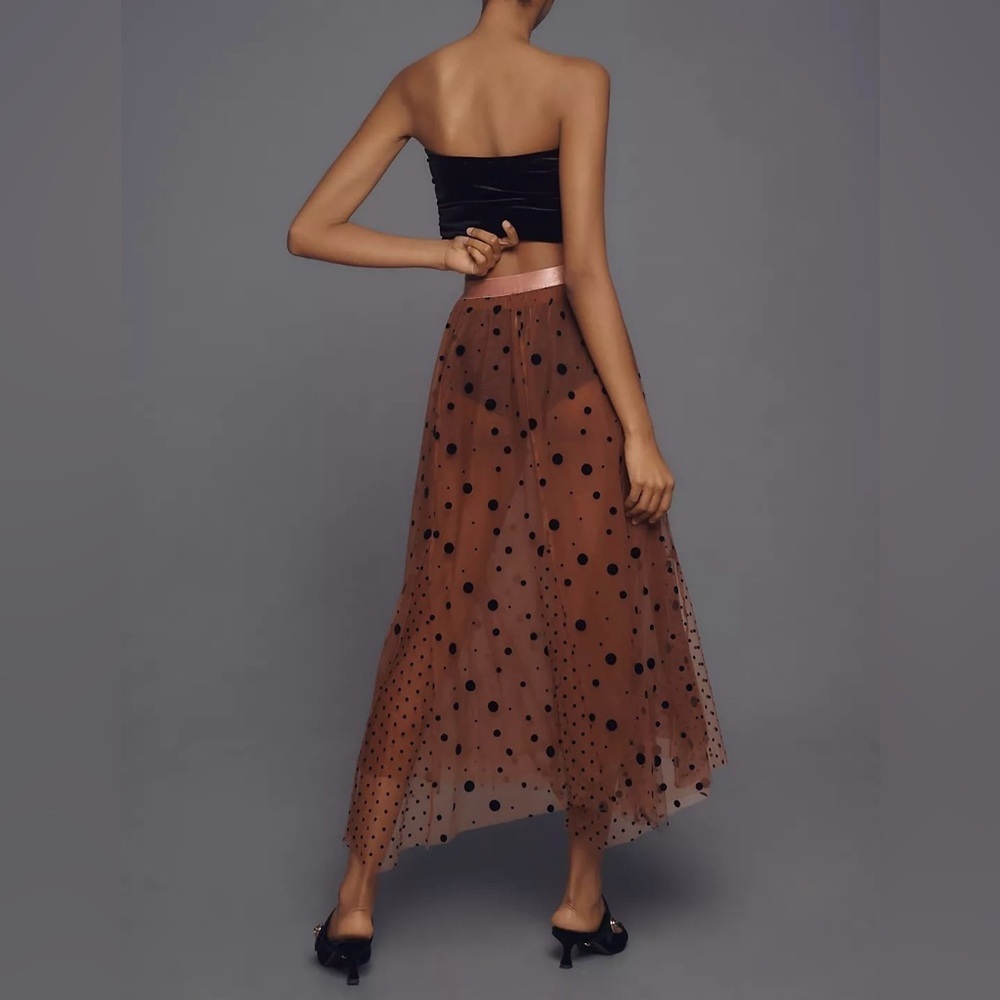NWT Size L - Maeve Tulle Maxi Skirt - Picture 5 of 16